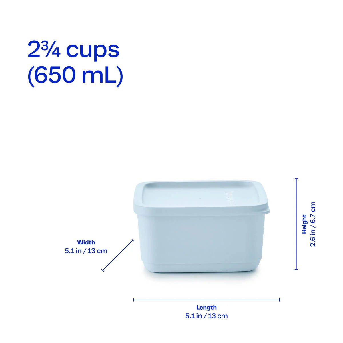 Tupperware Cubix 650ml – Set of 4