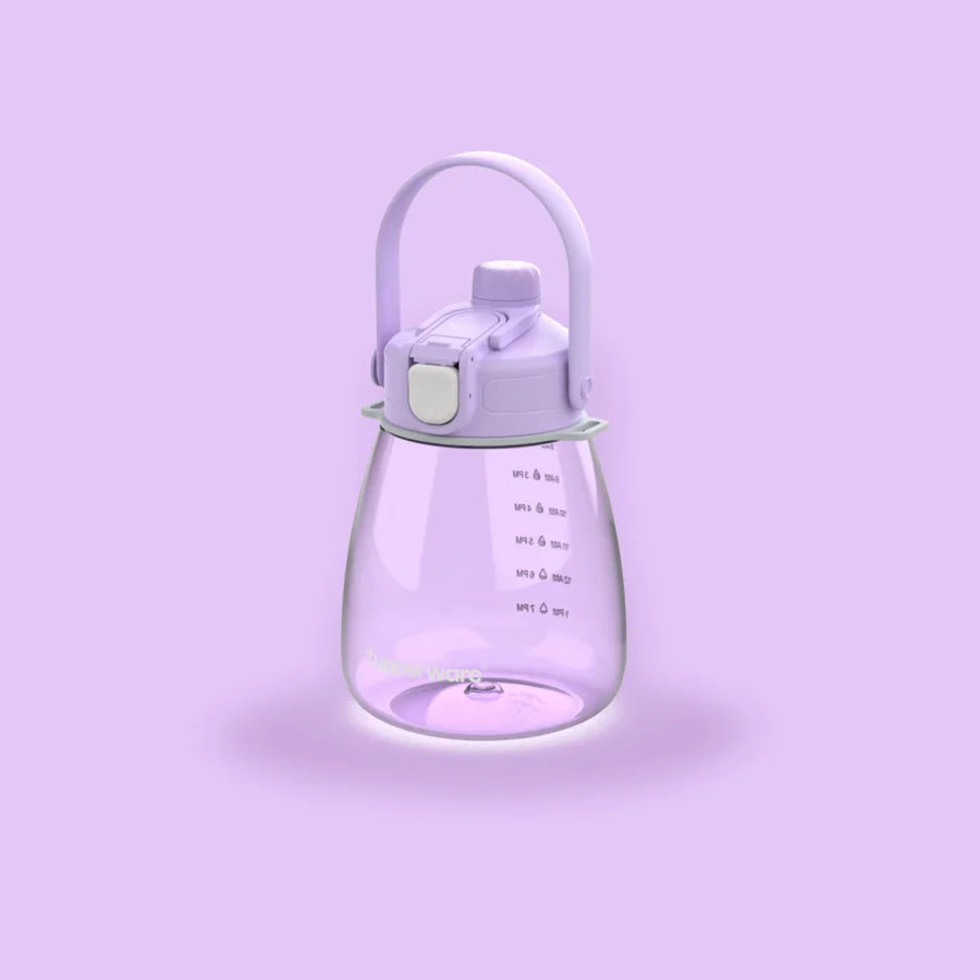 Tupperware Aquadrop Bottle Pot Belly 1.1L