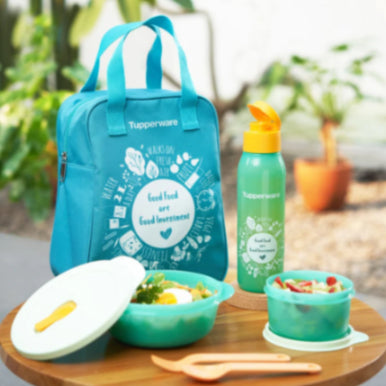 Tupperware Go Green Lunch Set