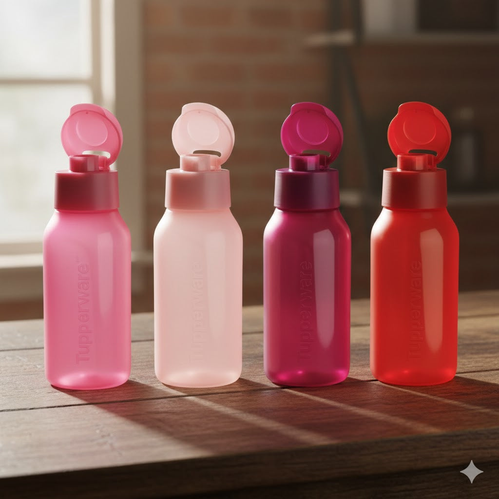 Tupperware Cool n Chic Bottle 350ml (Set of 4)