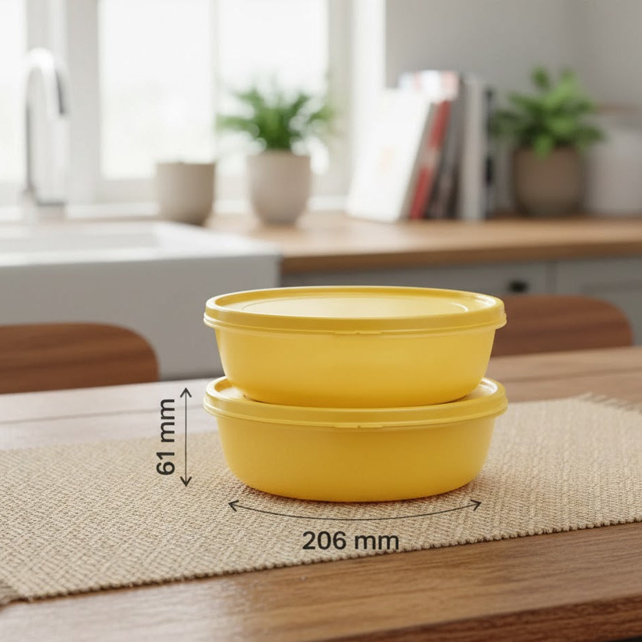 Tupperware SS Bowls 1L Set of 2