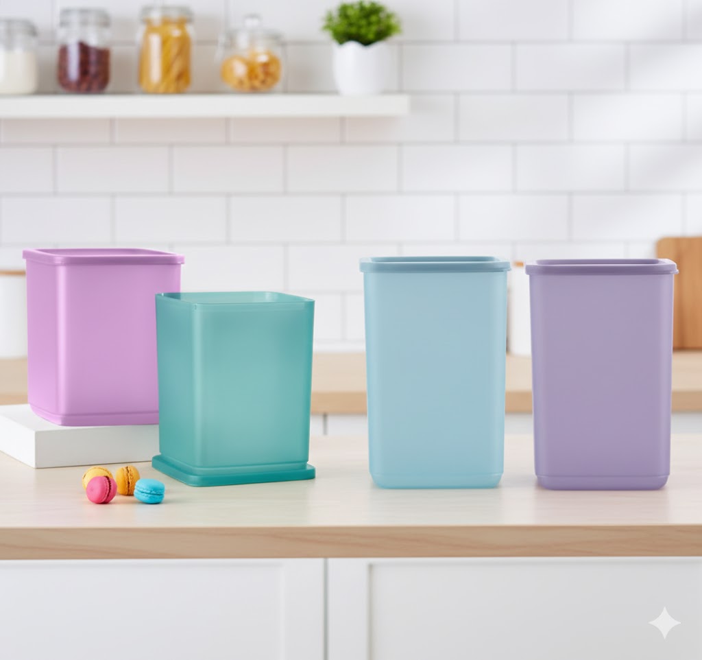 Tupperware Cubix 1.8L + 2L Set (Set of 4)