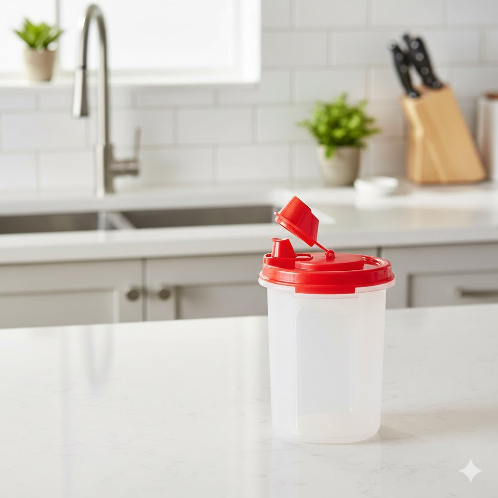 Tupperware Mini Magic Flow - Controlled Dispenser for Kitchen