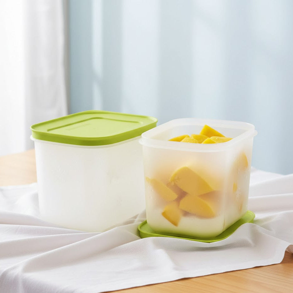 Tupperware Freezer Mate Gen 2 1.1L - Set of 2 | BPA-Free Stackable Freezer Containers
