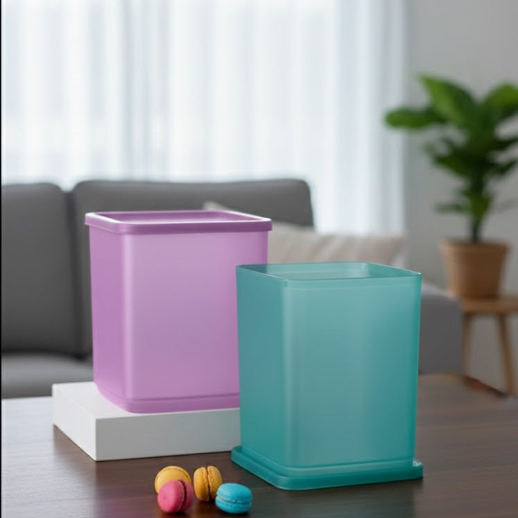 Tupperware Cubix 1.8L - BPA Free Airtight Square Storage Container