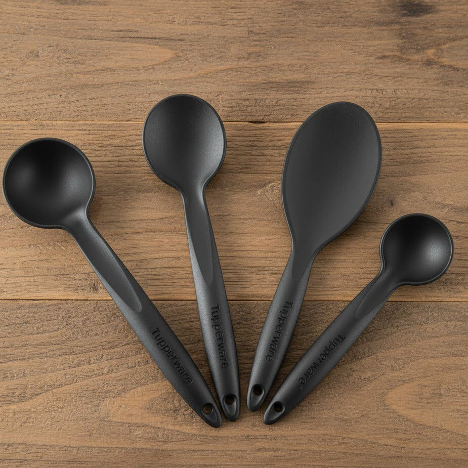 Tupperware Stir 'N Serve Handy Serving Spoons (set of 4)
