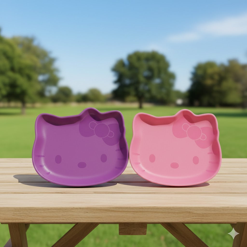 Tupperware Kitty Plates (Set of 2)