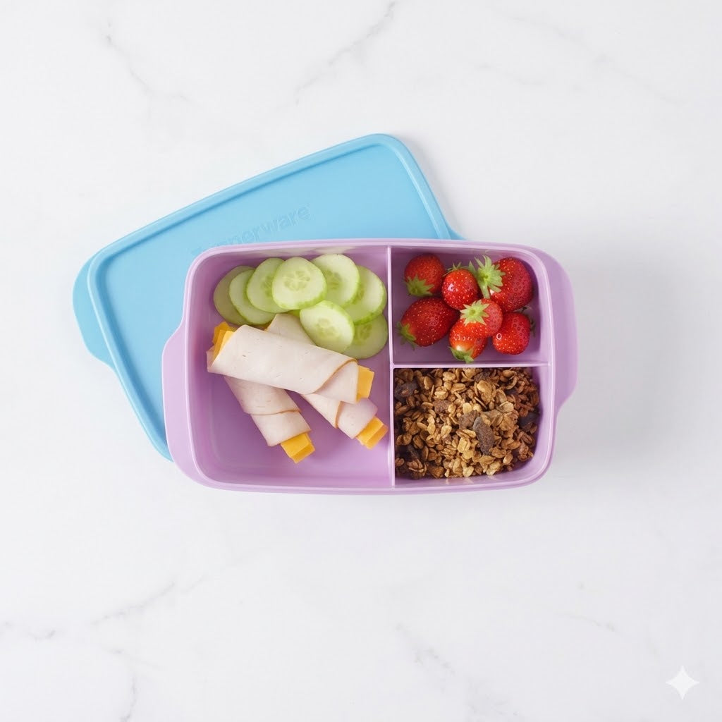 Tupperware Divided Lunch Box