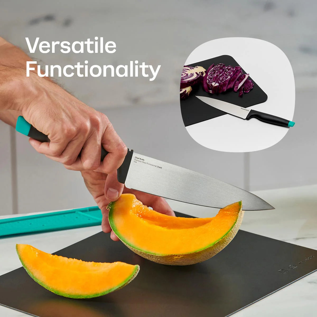 Tupperware Chef Knife – Kitchen Cutting Knife
