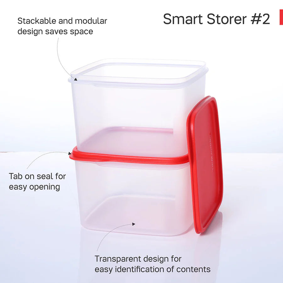 Tupperware Smart Storer #2 2.5L – Set of 2