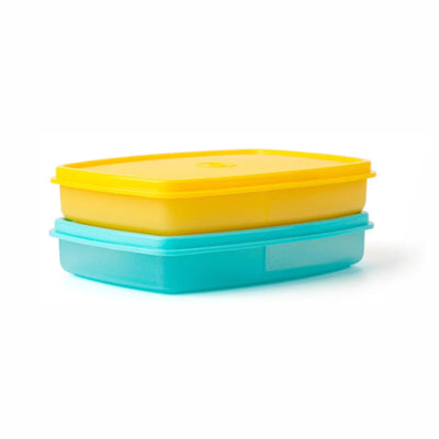 Tupperware Slim Divided Lunch Container Set of 2