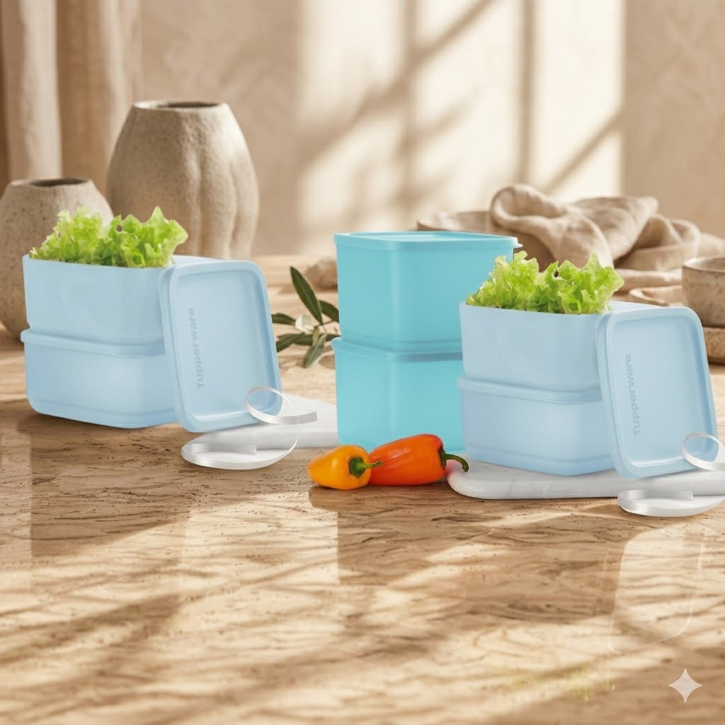 Tupperware Cubix Set – 640ml & 1L