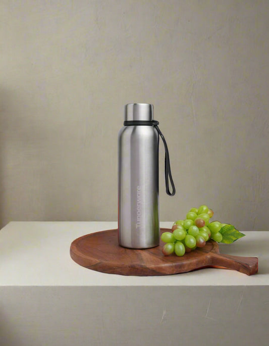Tupperware Stainless Steel Vacuum Insulated Flask – 750ml | Hot & Cold Water Bottle