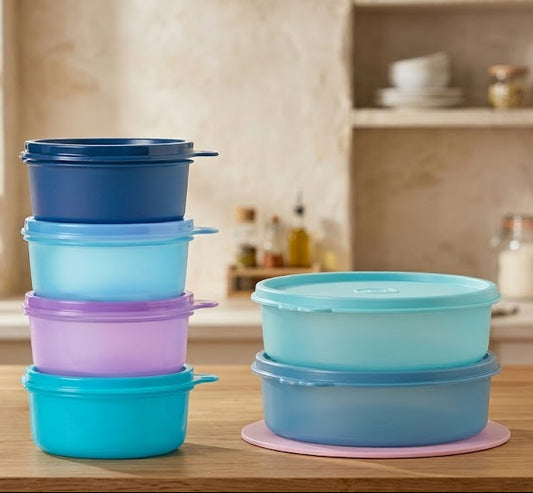 Large Handy Bowl & Tropical Set of 6