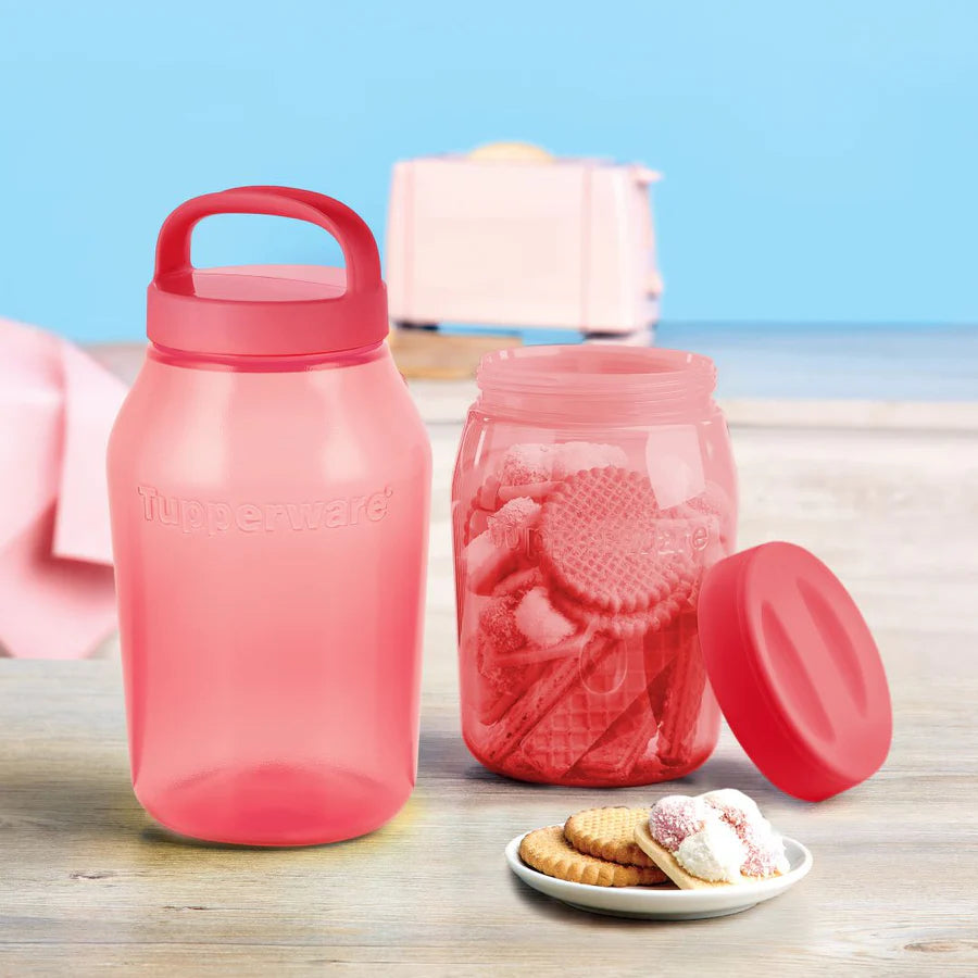 Tupperware Universal Jar Combo – 3L & 1.5L (1pc Each)