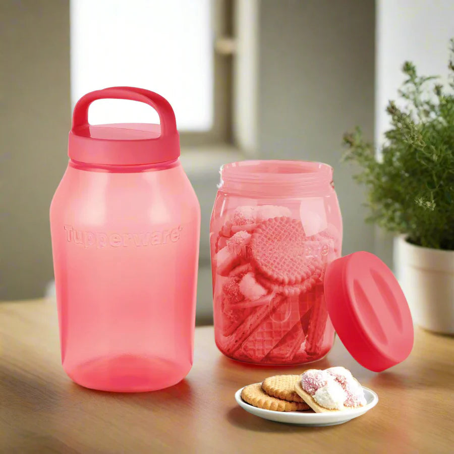 Tupperware Universal Jar Combo – 3L & 1.5L (1pc Each)