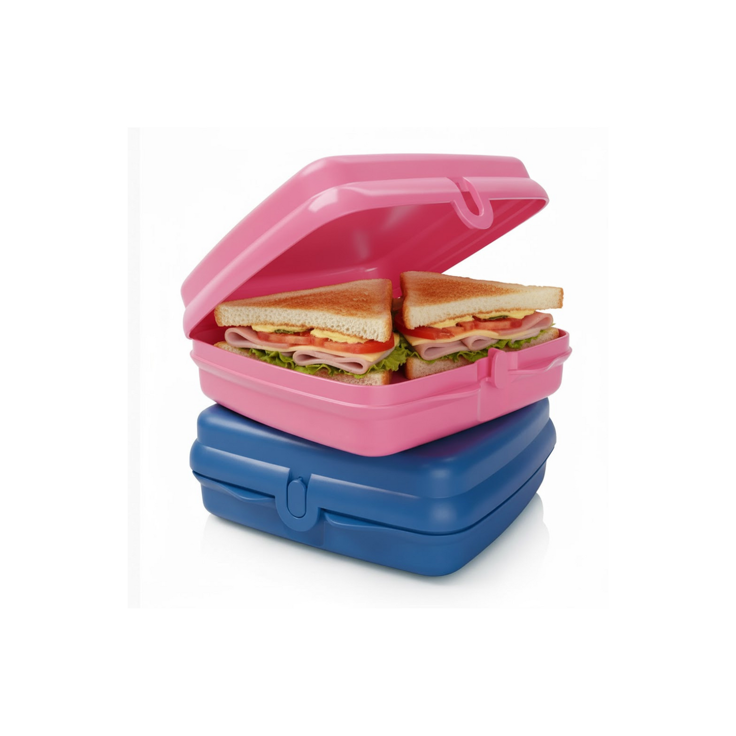 Tupperware Sandwich Keeper - BPA-Free Reusable Lunch Container 2PCs