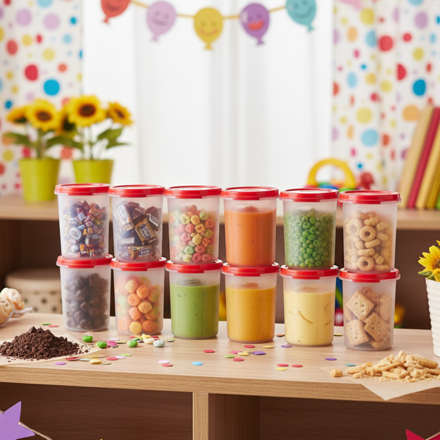 Tupperware Modular Mate Round 440ml Set of 8