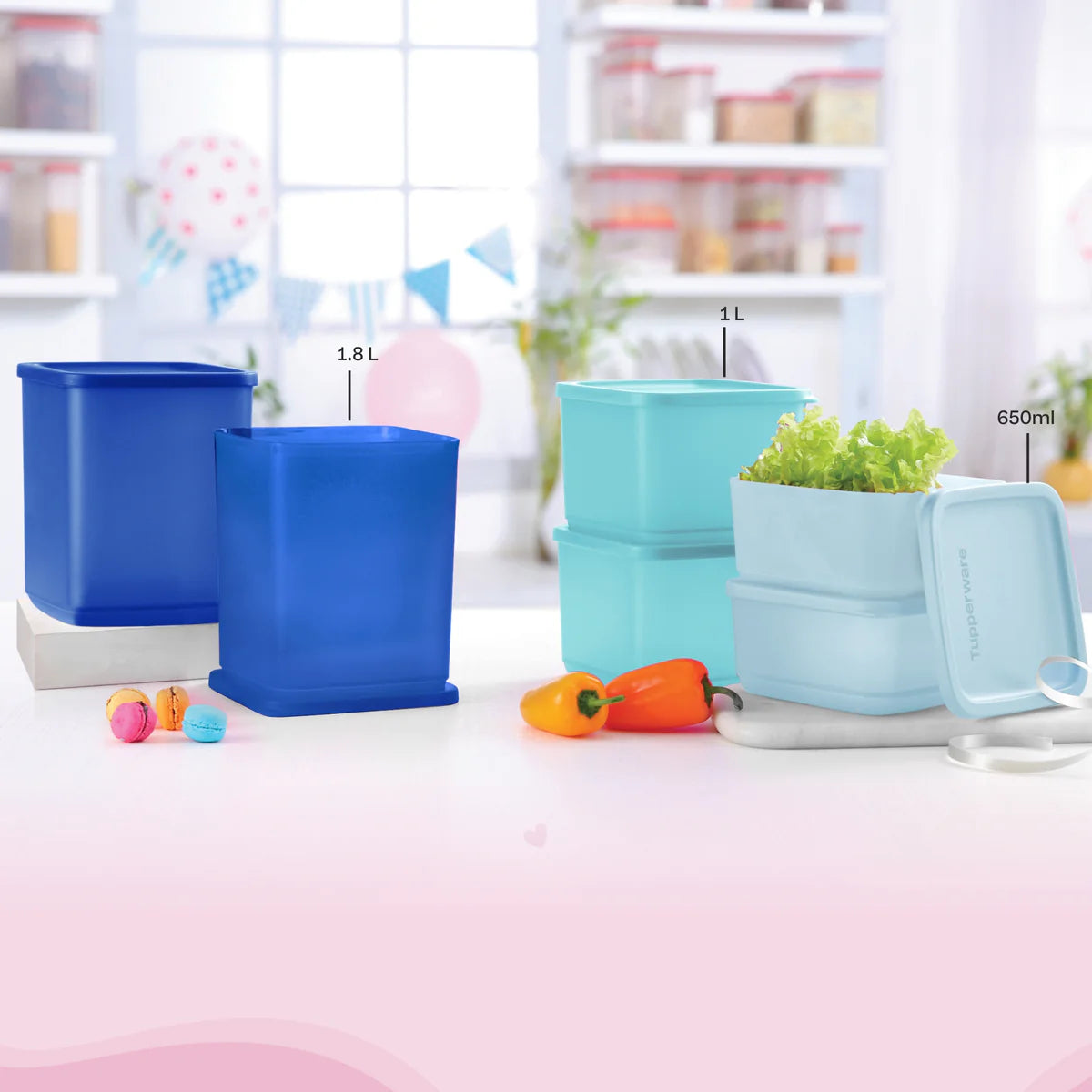 Tupperware Cubix Set 6pcs