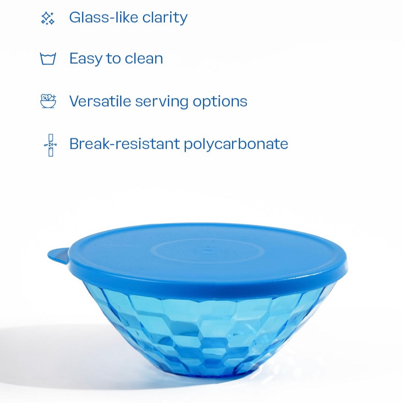 Tupperware Prism Bowl Set of 4 500ml Each