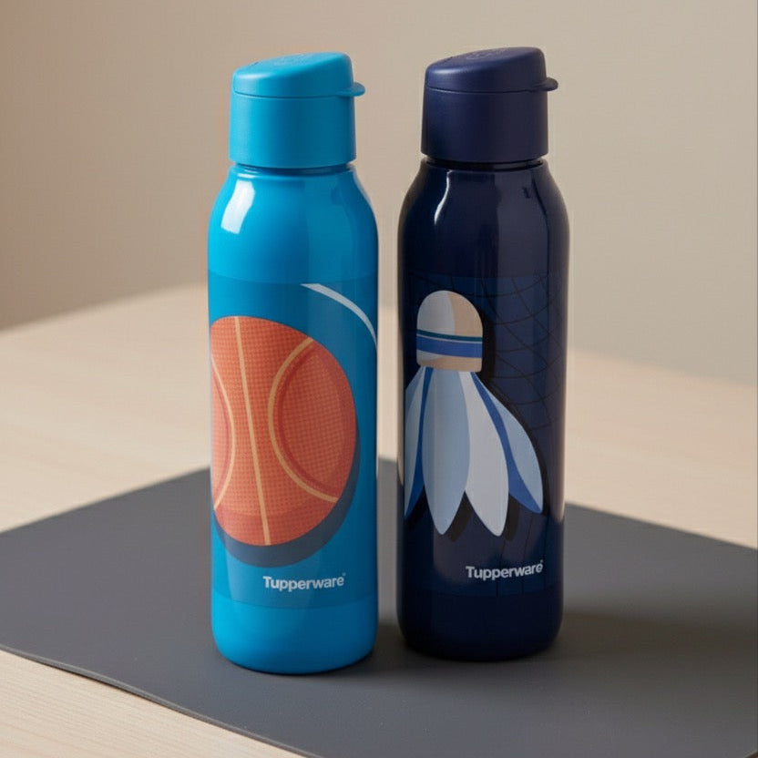Aquasafe Fliptop Cap Bottle 750ml (Set of 2)