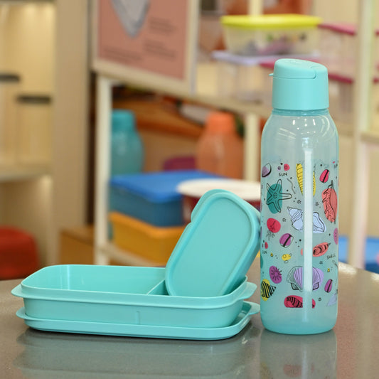 Tupperware My Lunch Set with CNC 750ml Bottle Elsewhere Print
