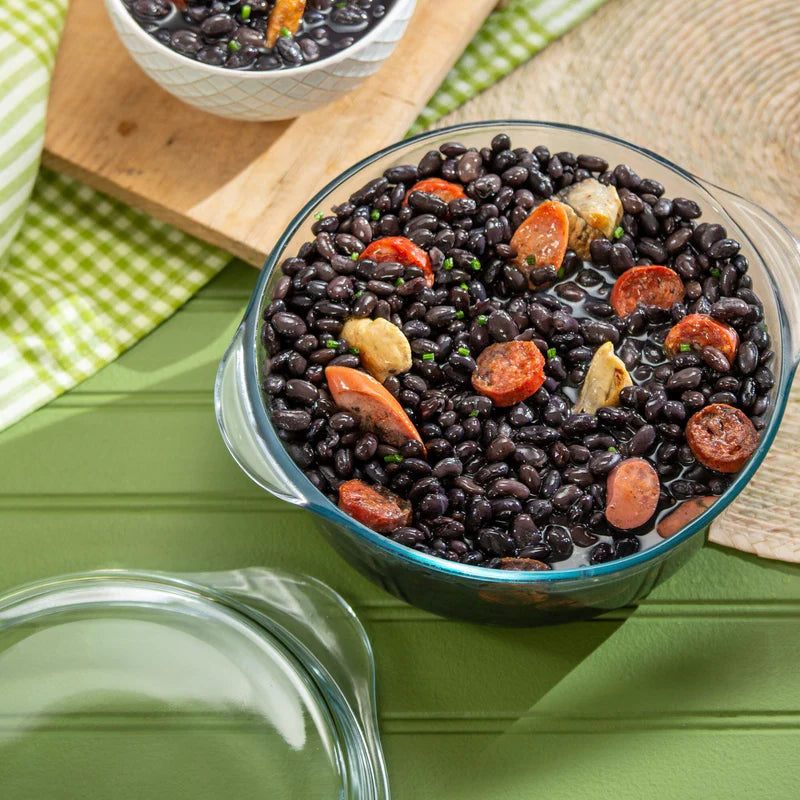 PremiaGlass Round Baking Casserole – 2.1L