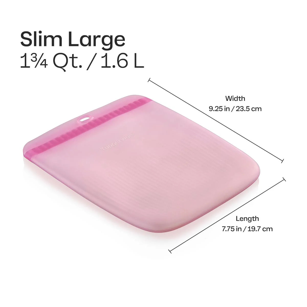 Tupperware Ultimate Silicone Slim Bag – Large 1.6L