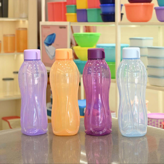 Tupperware Aquasafe Bottle 1L Screw Cap Set of 4