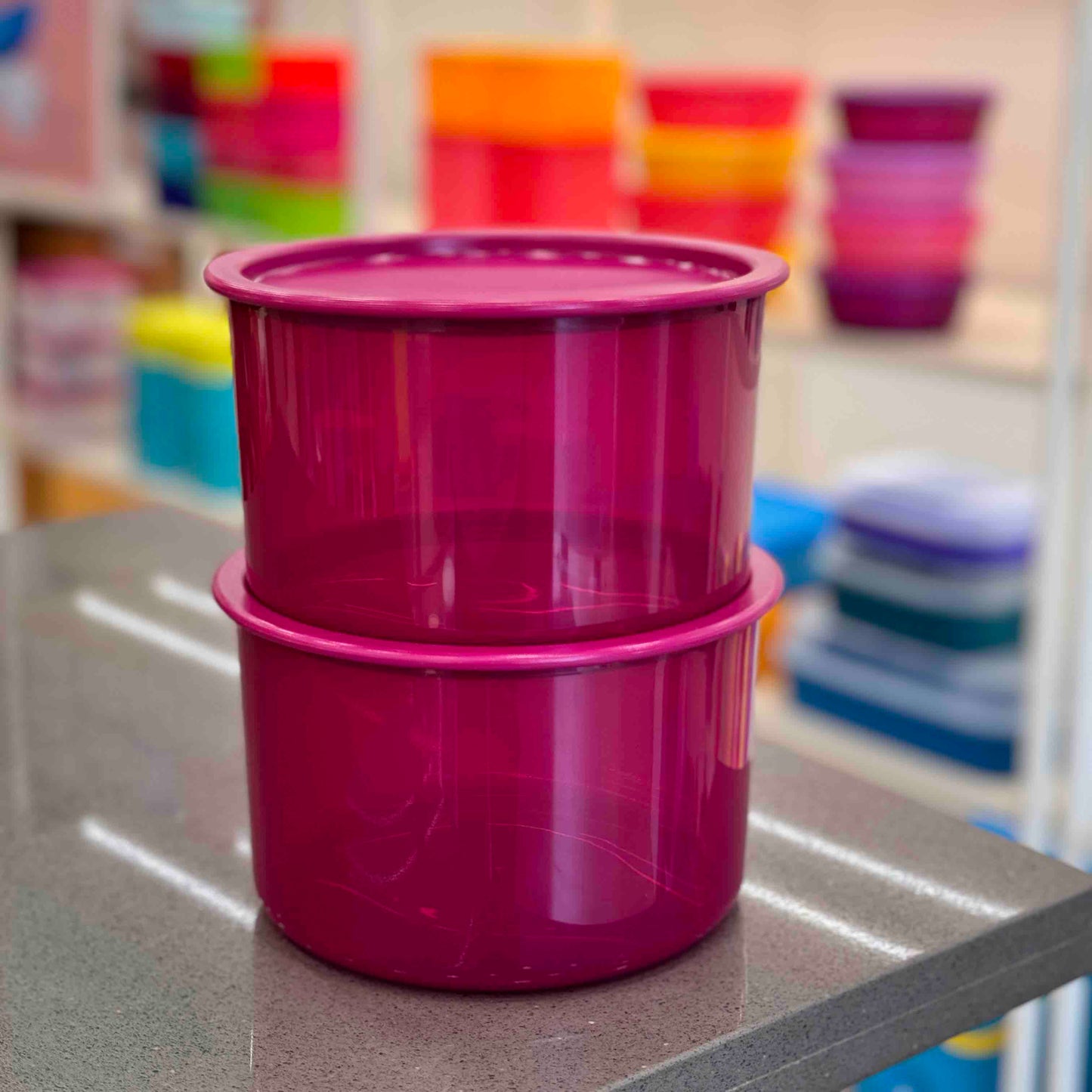 Tupperware One Touch Snack Storer 1.4L Set of 2