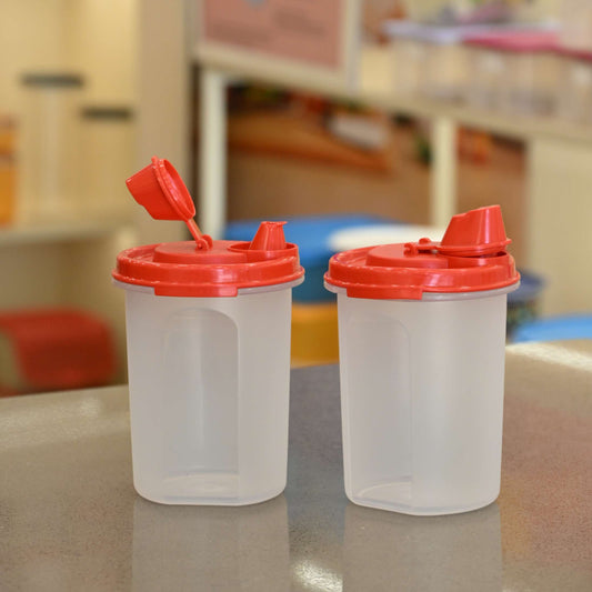 Tupperware Mini Magic Flow Dispensers 440ml Set of 2