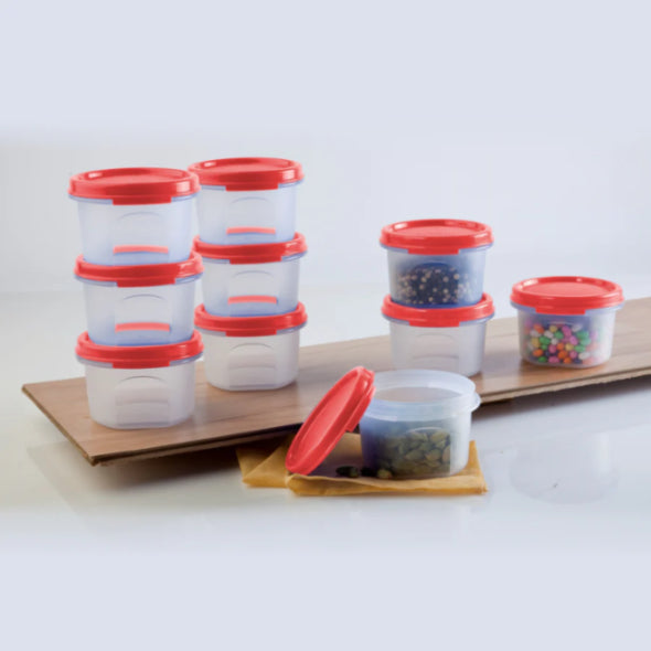 Tupperware MM Round Container 200ml Set of 8