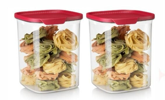 Tupperware Ultra Clear Square Containers 3.6L Set of 2