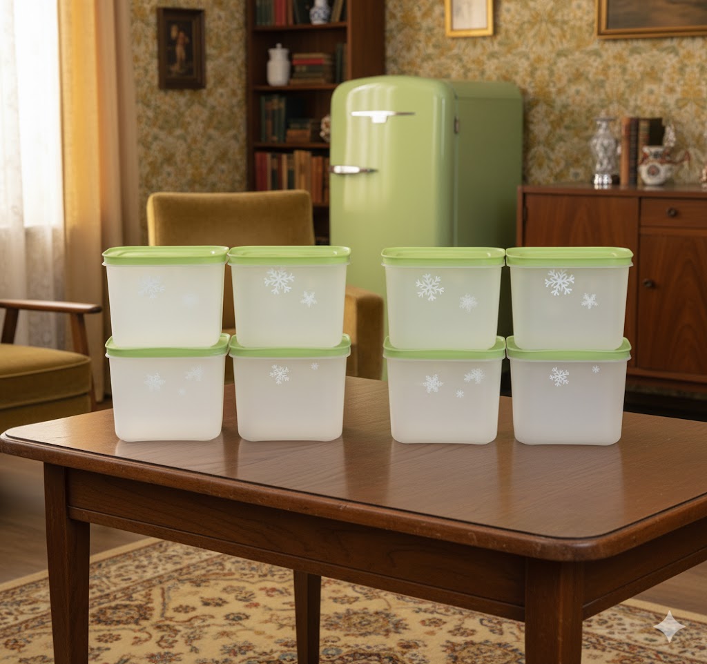 Tupperware Freezer Mate Gen 2 1.1L - Set of 8 | BPA-Free Stackable Freezer Containers