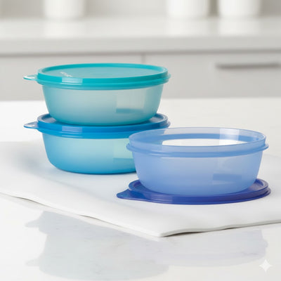 Tupperware Buddy Bowl 300ml - Set of 3 Airtight Food Storage Containers