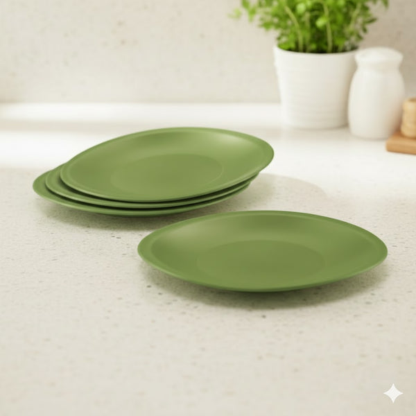 Tupperware Legacy Plates Set of 4 - Green