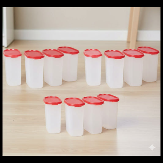 Tupperware MM Oval Container 1.7L Set of 12
