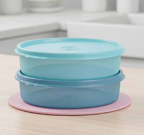 Tupperware Large Handy Bowls Set of 2 Airtight Leakproof Storage