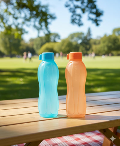 Tupperware 500ml Water Bottle with Screwcap | BPA-Free Leak-Proof Reusable Bottle - Buy 1 Get 1 Free
