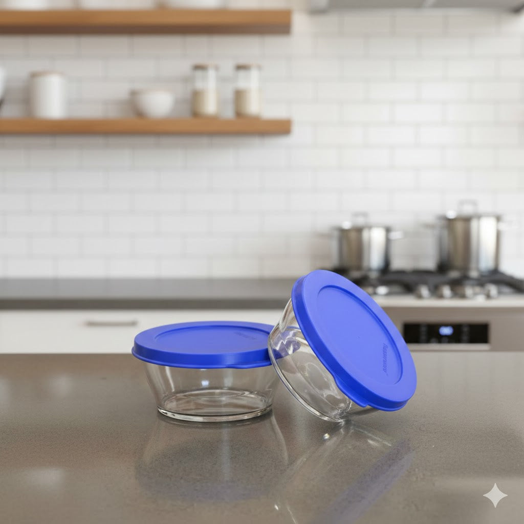 Tupperware Clear Bowl Small 290ml Set of 2