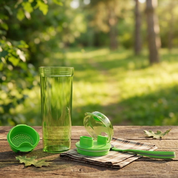 Tupperware Drinking Flask Sparkling Gen II 400ml Green