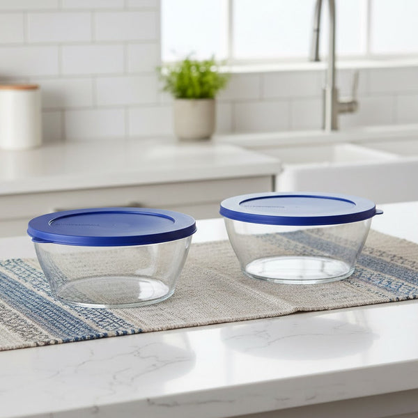 Tupperware Clear Bowl Medium 810ml  (Set of 2)