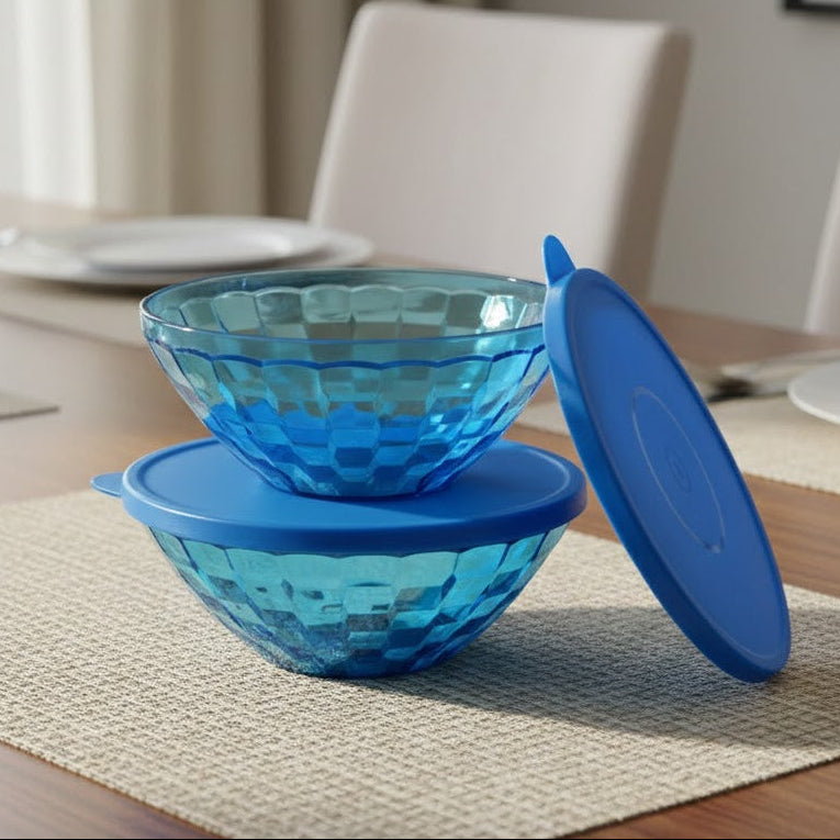 Tupperware Prism Bowl Set of 2 - 500ml Each