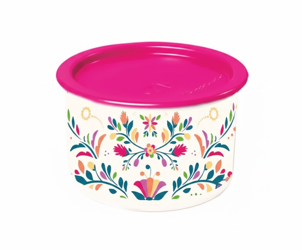 Tupperware One Touch Canister 960ml (4 Cups) - BPA Free Airtight Storage