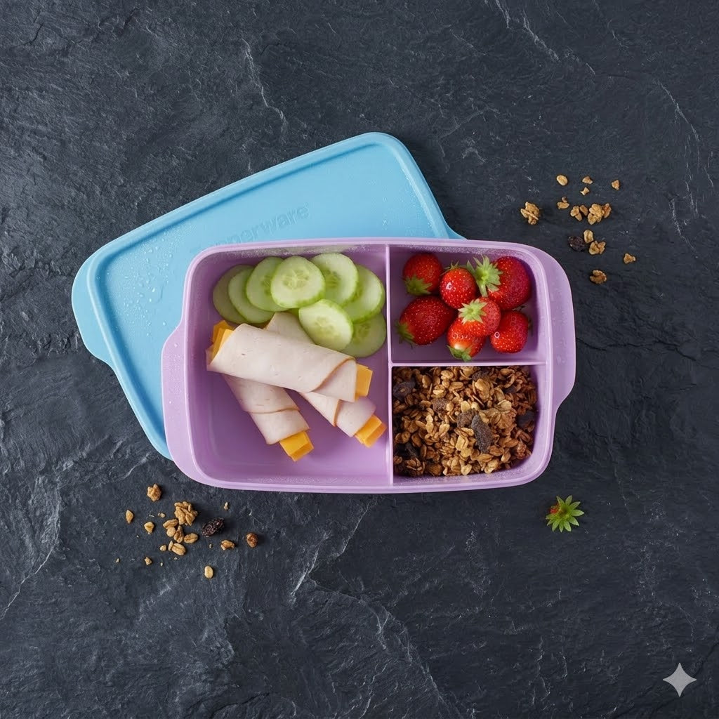 Tupperware Divided Lunch Box