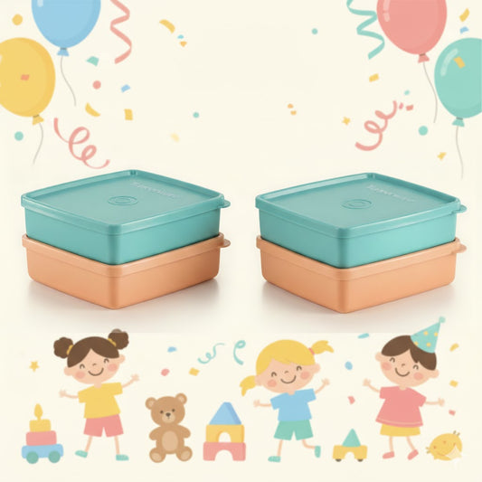 Tupperware Square Away 400ml (Set of 4)